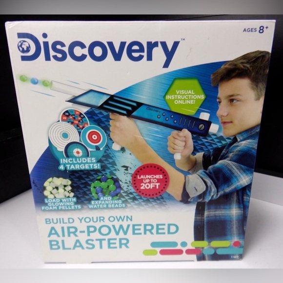 Discovery Other - Discovery New Build Your Own Air Powered Blaster Toy
